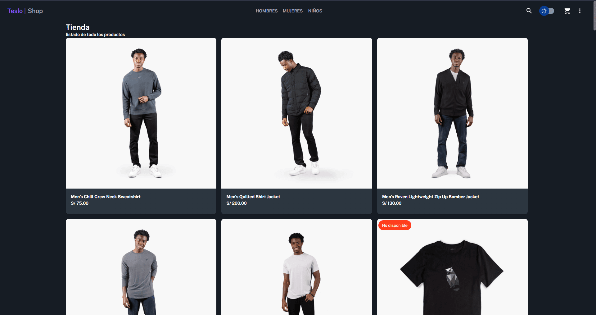 Teslo shop